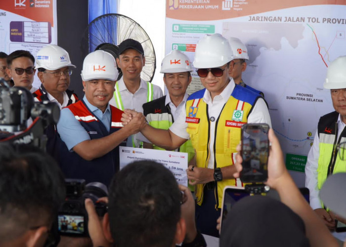 Menko Infrabangwil AHY  : Pastikan  Jembatan Musi V Andal dan Kuat, Siap Di Fungsikan Saat Lebaran