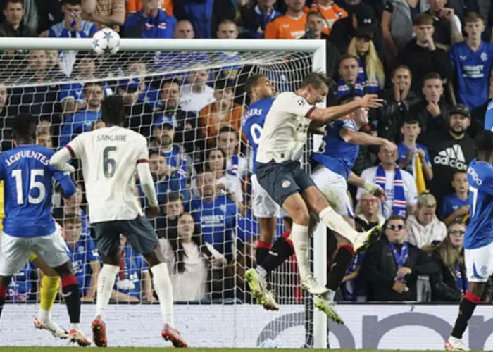 Liga Champions 2023: Rangers Tahan PSV Eindhoven 2-2