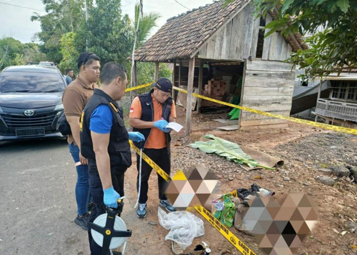 Pencuri Tewas, Tim INAFIS Polres Ogan Ilir Olah TKP