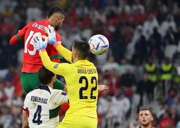 Babak Pertama, Maroko Unggul 1-0 Atas Portugal, Kiper Blunder Youssef En-Nesyri Cetak Gol 