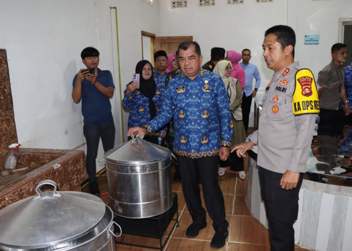 Polres Ogan Ilir Resmikan SPPG, Pemenuhan Gizi Anak Sekolah