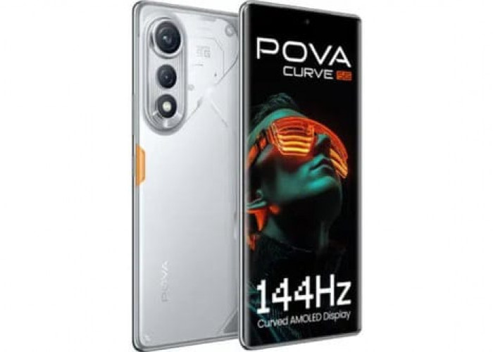 Tecno Pova Curve 5G Rilis: Desain Bodi Tipis Minimalis dengan Baterai 5.500 mAh