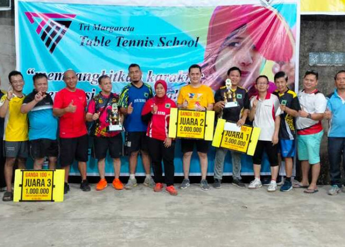 Haryadi/Dodo Juara Tenis Meja Rama Cup I