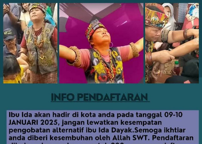 Ogan Ilir Diterpa Kembali Kedatangan Pengobatan  Ibu Ida Dayak, Katanya Hoak !