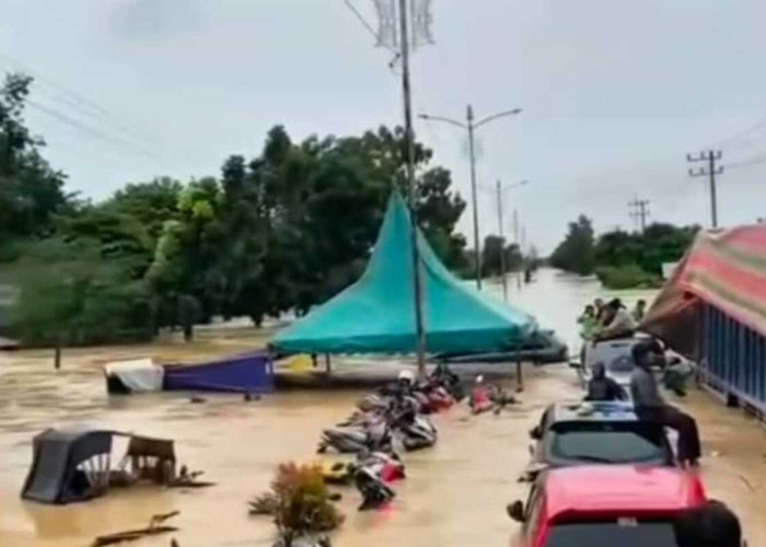 Banjir di OKU Timur, 4 Kecamatan-23 Desa Terendam 