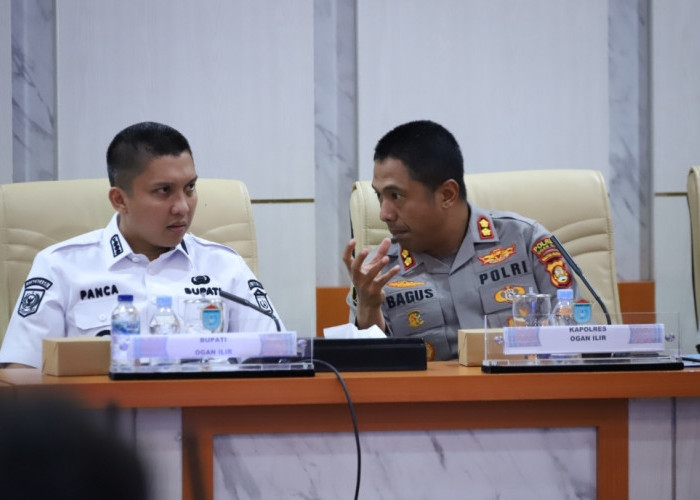 Pemkab Ogan Ilir dan Polres Duduk Bersama  Bahas Bencana Asap dan  Karhutla