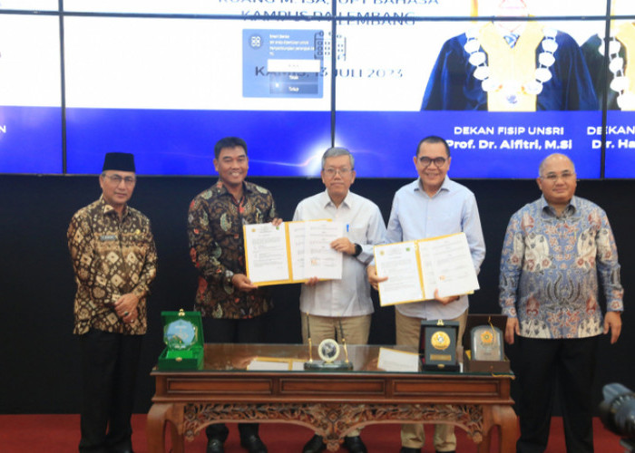 Pemkab Muba Bantu Kendaraan Operasional untuk Unsri