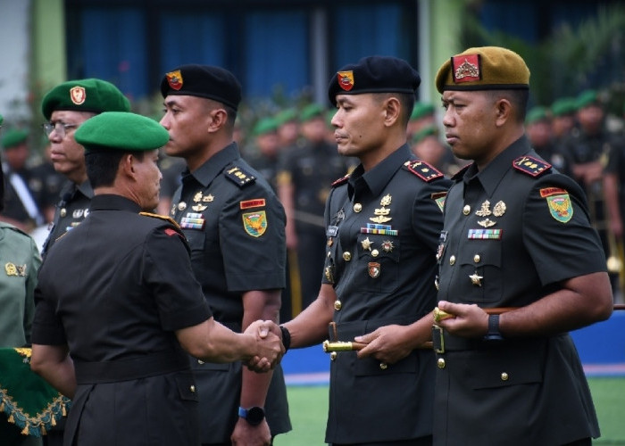 Danrem 044/Gapo Hadiri Sertijab PJU Kodam II/Swj