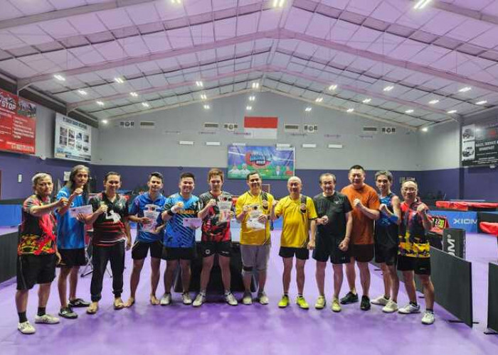 Gilang/Fran, Juara Pertandingan Persahabatan Pitstop Table Tennis Center Palembang