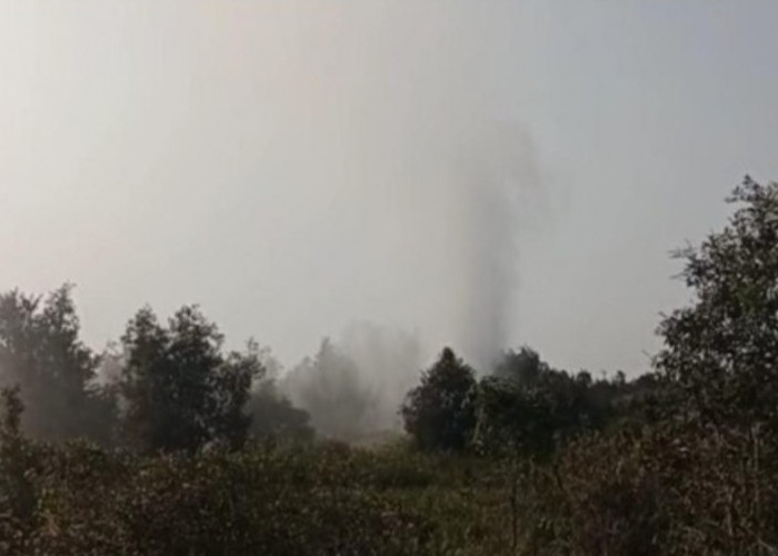 Semburkan Gas Hingga 50 Meter, Pipa Pertamina di Ogan Ilir Bocor