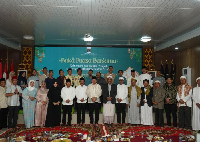 Kanwil Kemenkum Sumsel Buka Bersama, Ketum Majelis Thoriqot Naqsyabandiyah Jadi Penceramah