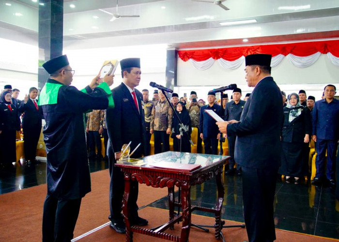 Bupati Muba Lantik Sekda Definitif, ini Pesannya