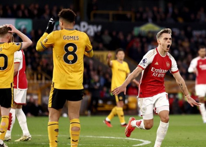 Menang Atas Wolverhampton, Arsenal Puncaki Klasemen Sementara Liga Inggris