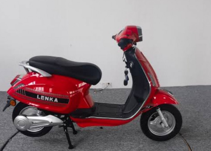 Motor Listrik Lenka Hiro: Desain Futuristik, Mewah dan Harganya Terjangkau
