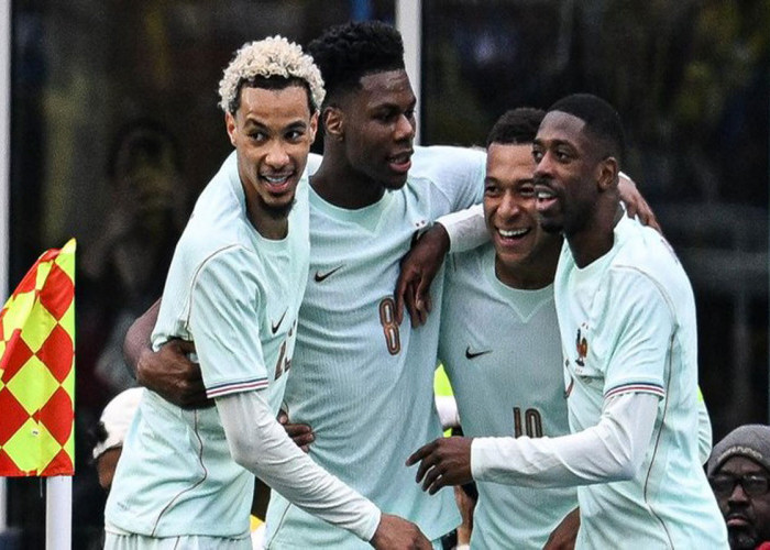 Diperkuat 10 Pemain, Prancis Kalahkan Brasil 2-1 di Laga Persahabatan