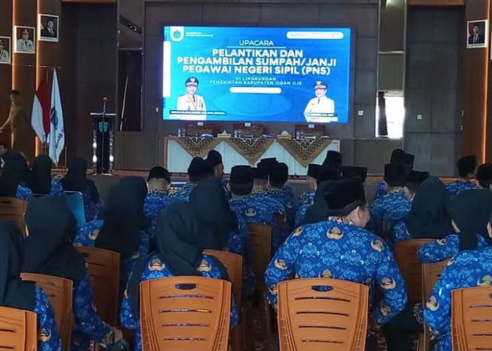 122 CPNS Di Lingkungan Pemkab Ogan Ilir Dilantik