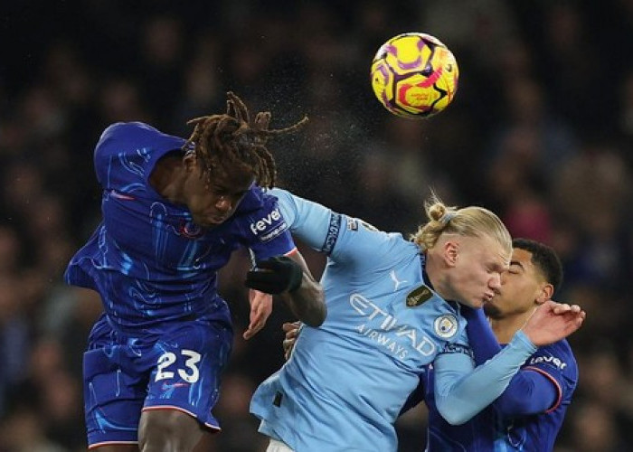 Manchester City Nyaris Dipermalukan Chelsea di Kandang, Erling Haaland Jadi Pahlawan 