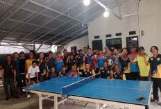 18 Ganda Tenis Meja Ikuti Turnamen Mini Sepakat Cup 2025