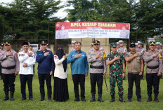 Polres Ogan Ilir Bersama Forkopimda Gelar Apel Kesiapsiagaan Jaga Kamtibmas di Bulan Suci Ramadhan 1447 H