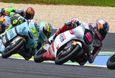 Veda Ega Alami Crash, Gagal Finish di Moto3 AS 2026, ini Penyebabnya