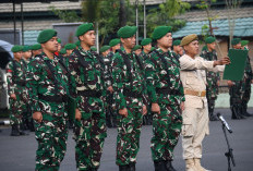 Korem 044/Gapo Gelar Upacara Bendera 17-an, Teguhkan Disiplin dan Soliditas Prajurit