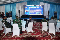 Danrem 044/Gapo Vicon Bersama Kapolri, Pantau Situasi Kamtibmas Jelang Tahun Baru 2026