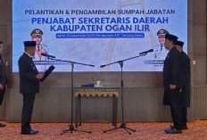 Plh Satu  Minggu, Dicky  Syailendra  Kembali Dilantik Sebagai Penjabat  Sekda Ogan Ilir