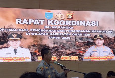 Rakor Karhutla 2026, Polres Ogan Ilir Perkuat Sinergi Cegah Kebakaran Sejak Dini