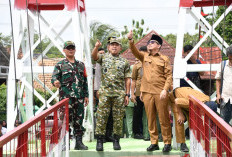 Danrem 044/Gapo Ikuti Launching 200 Jembatan Garuda, Permudah Akses Warga dan Pelajar