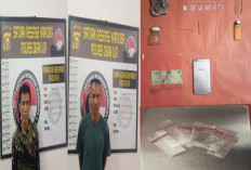 Polsek Pemulutan dan Polres Ogan Ilir Bekuk Dua Pengedar Sabu Di Tengah Malam