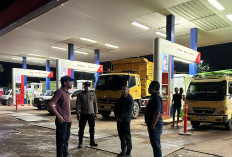 Polsek Pemulutan Ogan Illr  Patroli  SPBU  Pasca Penyesuaian Harga BBM