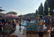 Polsek Tanjung Raja Perketat  Pengamanan  Objek Wisata Libur Idul Fitri H