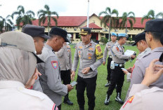 Wakapolres  Ogan Ilir Cek Kehadiran Personel dan Optimalisasi Medsos Kepolisian