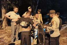 Polsek Tanjung Batu Laksanakan Patroli Malam Cegah Gangguan Kamtibmas