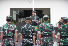 Usai  Cuti Lebaran, Korem 044/Gapo Awali dengan Apel Pengecekan dan Silaturahmi