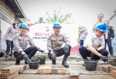 37 Rumah Warga di Bedah Sambut Hari Bhayangkara 2026 di Polda Sumsel