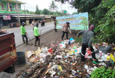 Polres Ogan Ilir Laksanakan Program Belida Polda Sumsel, Aksi Bersih Angkut Sampah