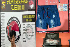Pengedar Sabu 10 Paket  di Tanjung  Raja Ogan Ilir di Bekuk Satresnarkoba