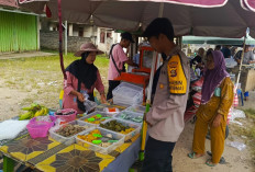 Polsek Rantau Alai dan Muara Kuang Laksanakan Patroli Pasar Beduk, Wujudkan Kamtibmas Kondusif