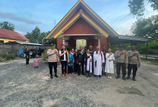 Polres Ogan Ilir Lakukan Pengamanan Ibadah Jumat Agung di Gereja POUK Cinta Manis