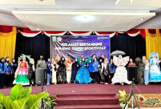 Ajang Kreasi dan Aksi Sega SMKN 3 Palembang, Siswi Ikuti Fashion Show Bahan Daur Ulang