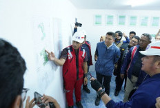 Bupati Ogan Ilir  Damping Gubernur Sumsel Tinjau Progres Pembangunan Sekolah Rakyat