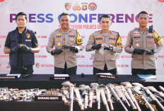 Baru Sepekan Operasi Musi Senpi Berhasil Amankan 70 Buah, Tiga Pelaku Dibekuk 