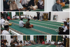 Dr, KH, Fahmi Umar MA : Ajak  Jamaah  Salat Diawal Waktu, Isra Mi’raj Di Masjid AL- Mulk Amin Serumpun Ogan Il