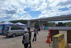 Antrean Panjang, Hutama Karya bersama Polda Sumsel Rekayasa Lalu Lintas di Fungsional Tol Palembang-Betung