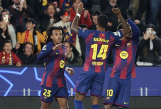Liga Champions 2025 - Tandukan Kounde Menangkan Barcelona Atas Frankfurt