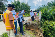 Oprit Jembatan Amblas, Dinas PUPR Muba Siap Perbaiki