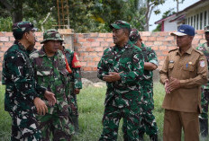 Danrem 044/Gapo Tinjau Progres Pembangunan KDKMP,  Wadah Penguatan Ekonomi Masyarakat Desa